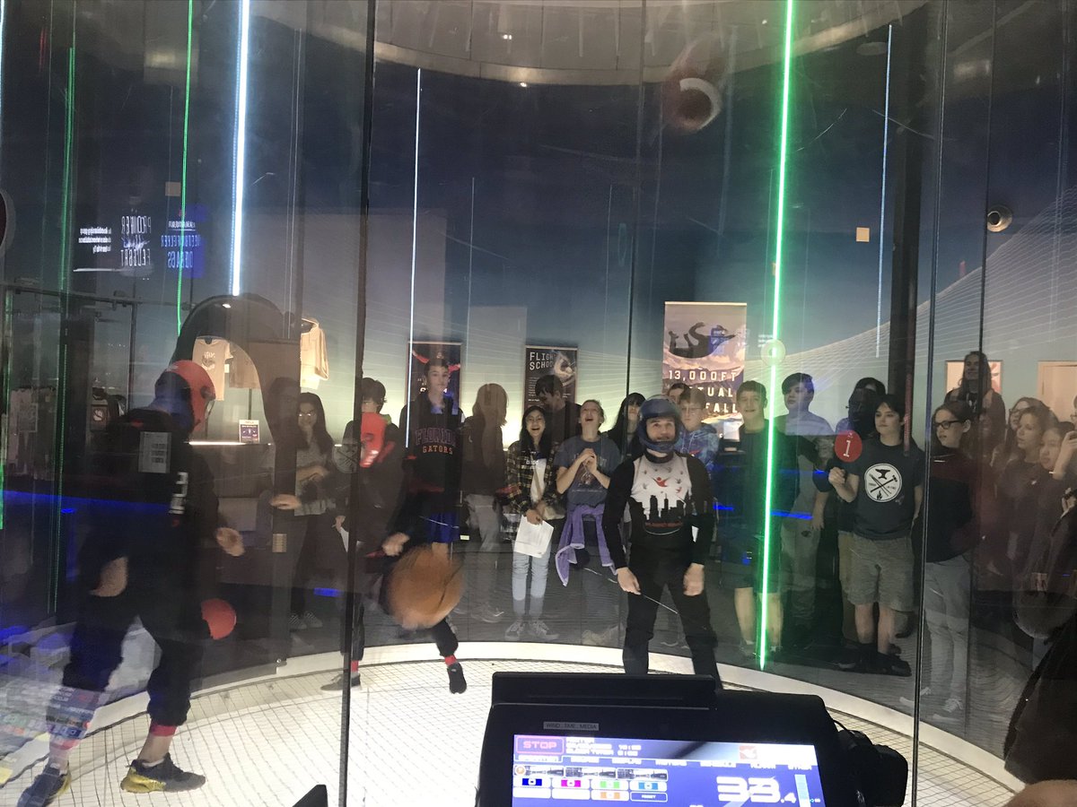Jessica Clark (@jlclark21) on Twitter photo We had an absolute blast at iFly today! Ss did some calculations to find terminal velocity. Then, Ss compared it to their actual terminal velocity from their flight. We had a girl get within 6% error! <a href="/McCleskey_MS/">McCleskey Middle School</a> <a href="/MO_Keeffe/">Megan O'Keeffe</a> <a href="/STEMcobb/">Cobb STEM/Innovation</a> #iFly <a href="/cobbscience/">Cobb Science</a> We had an absolute blast at iFly today! Ss did some calculations to find terminal velocity. Then, Ss compared it to their actual terminal velocity from their flight. We had a girl get within 6% error! <a href="/McCleskey_MS/">McCleskey Middle School</a> <a href="/MO_Keeffe/">Megan O'Keeffe</a> <a href="/STEMcobb/">Cobb STEM/Innovation</a> #iFly <a href="/cobbscience/">Cobb Science</a>