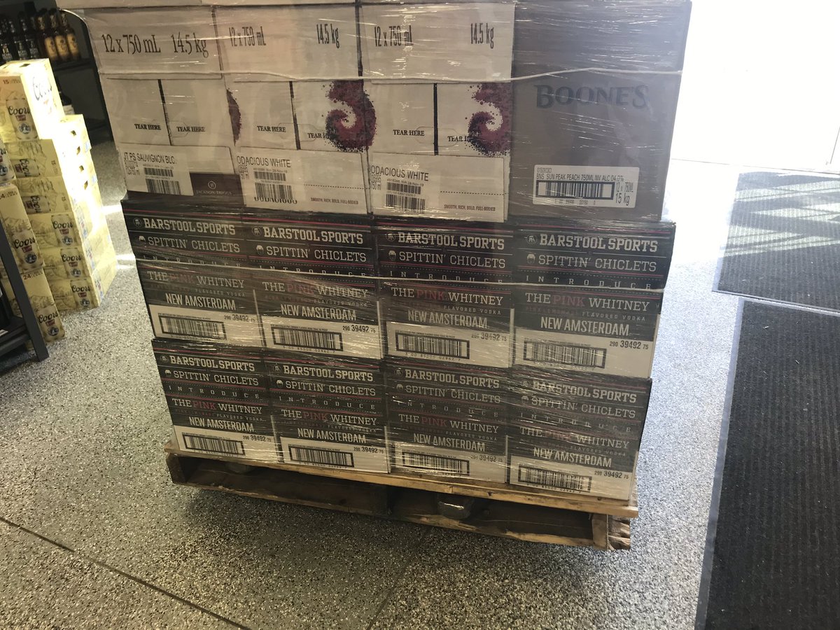 Just arrived at Blair’s Liquor 120 bottles of Pink Whitney for your weekend pleasure!