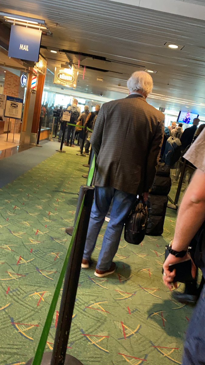 GAPTXGAL's tweet photo. When your Pre- Check line is as long as your regular line. https://t.co/E4X9dEzTB6