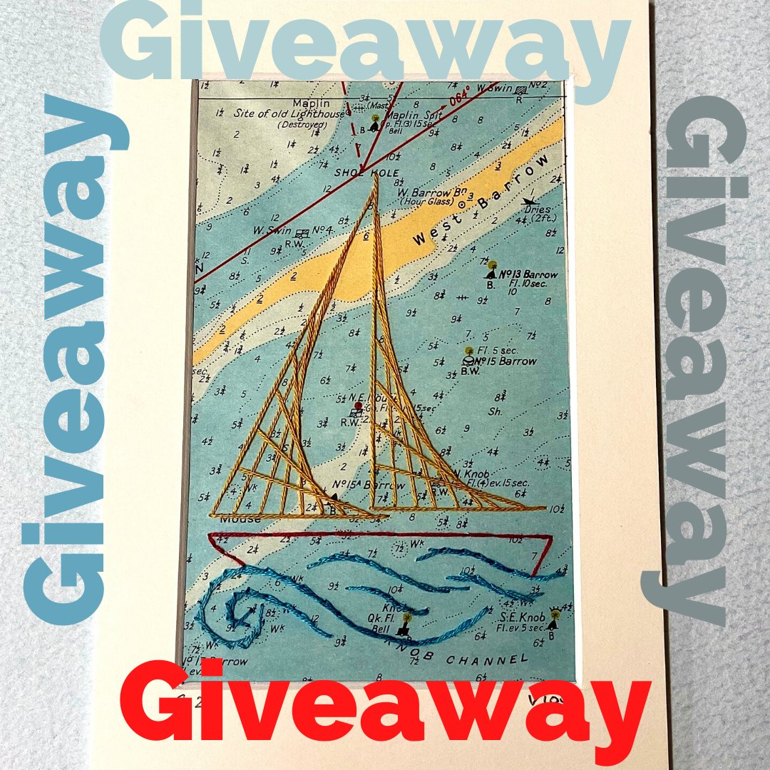 NaviStitch's tweet photo. Our giveaway over on Instagram ends in two short days! To win a #Make100 Sailing Boat and 15 NaviStitch Greetings Cards all you have to do is to follow this link https://t.co/36iYsy7xUK; like the giveaway post, follow @NaviStitch and tag a friend in the giveaway comments! https://t.co/jyhL058rb4