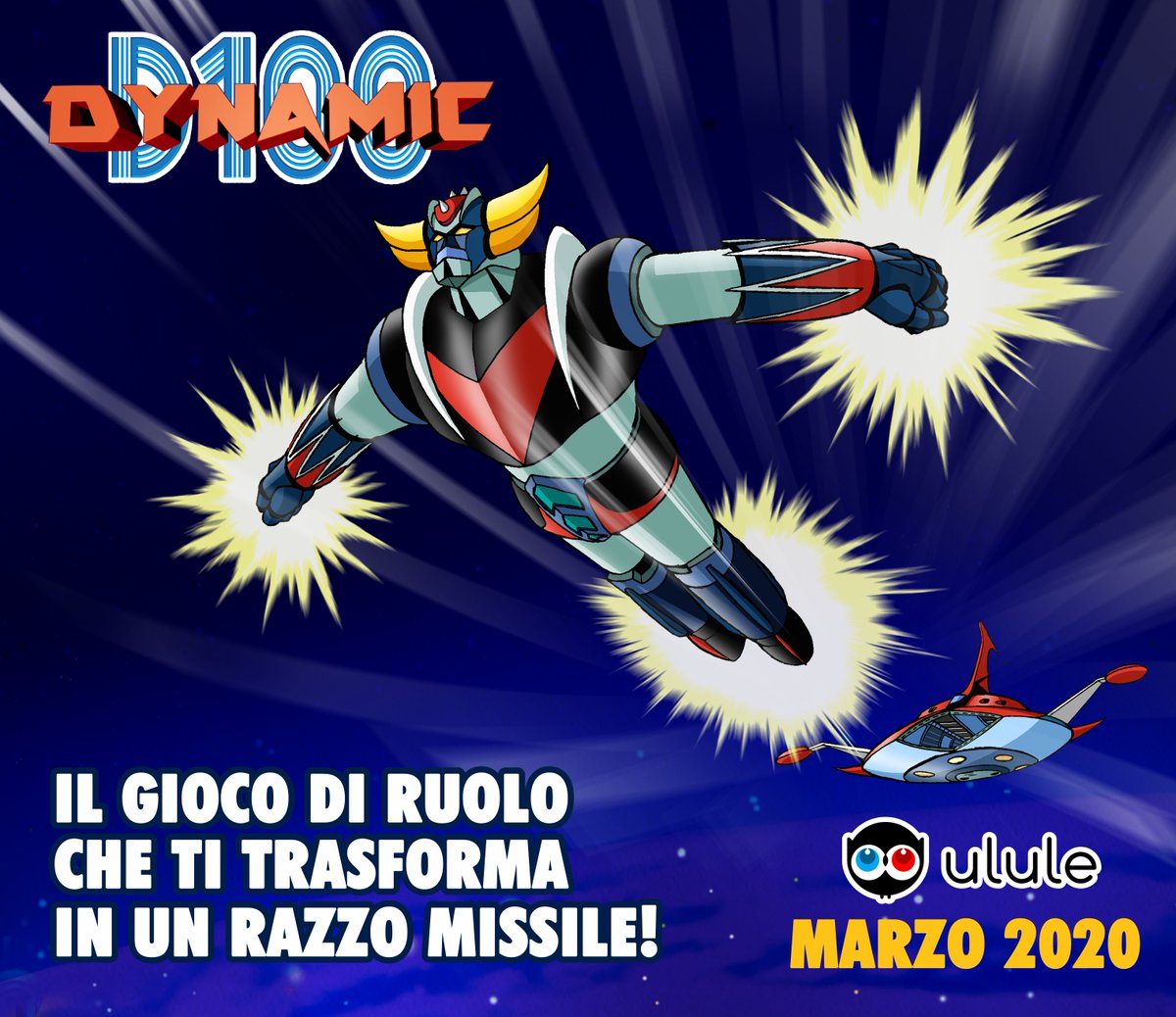 AlephtarGames's tweet photo. Arriva il gioco dei super robot creati da Go Nagai. Per saperne di più: https://t.co/MJAmCj0NCs #DynamicD100 #DynamicPlanning https://t.co/V0gP2Mkl6J