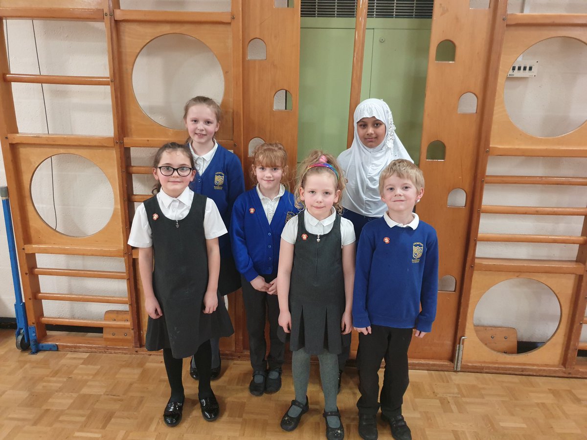 Well done to the children who received their headteacher badges today.