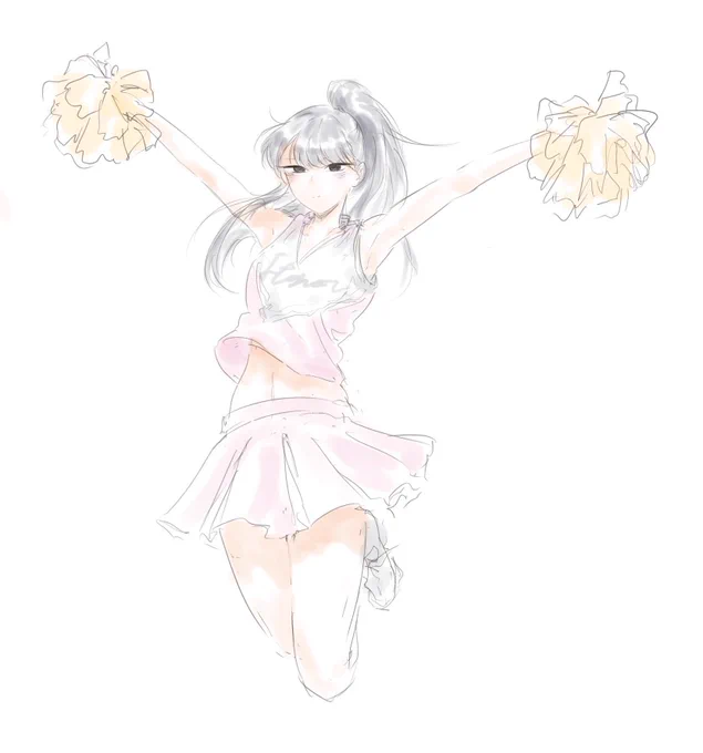 再掲:古見さん×チアガール 