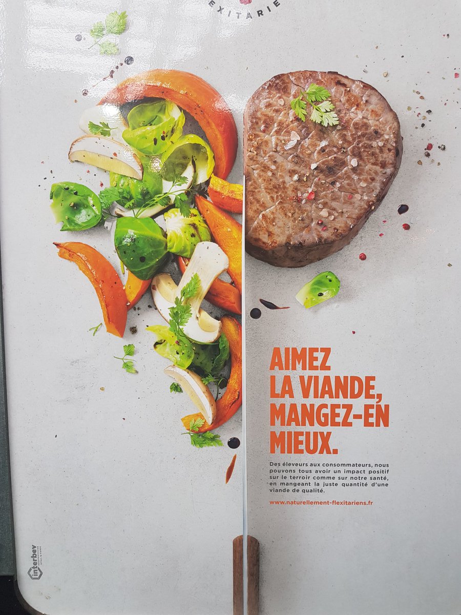 HuberdeauPh's tweet image. Belle communication sur la viande bovine au salon de l'agriculture. #SIA2020 #Interbev #Flexitarien #ParisFoodForum