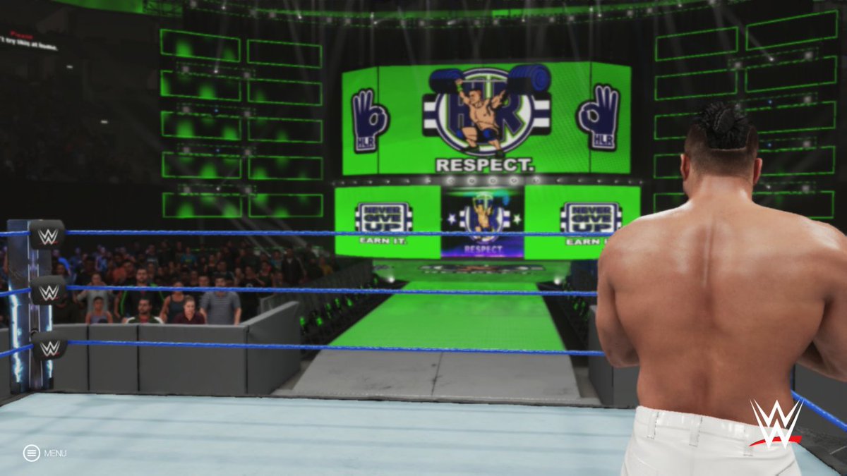 floydbanks2k26's tweet photo. #TheChampIsHere! @JohnCena makes his way to the ring with the #UnitedStatesTitle. The #JohnCena #USOpenChallenge is for @AndradeCienWWE to shine, and @Zelina_VegaWWE is at ringside. #AndradeCienAlmas #XboxOne #XboxShare  #WWE2K19 #ZelinaVega #BrooklynNets https://t.co/p20osgLypW
