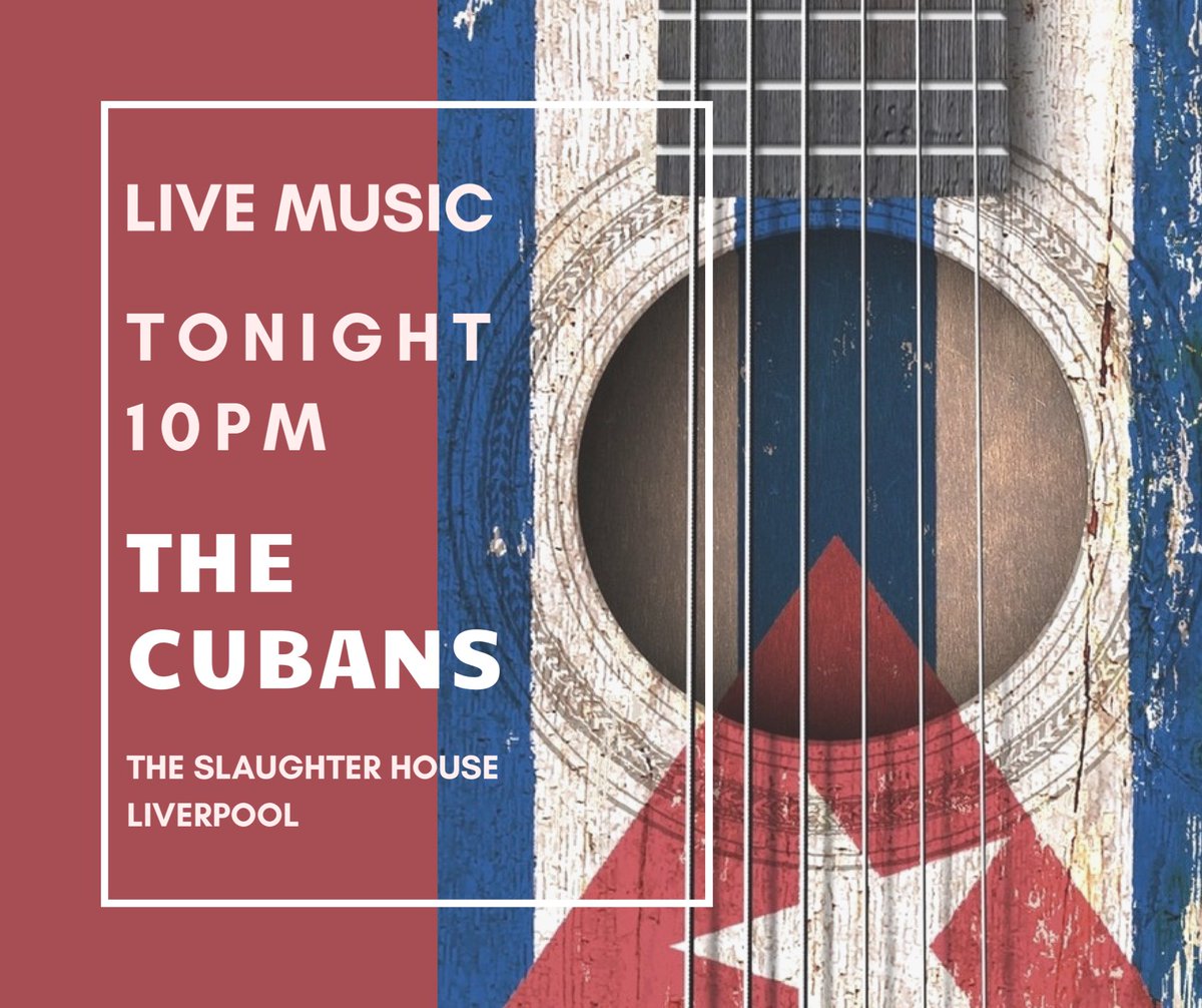 TheSlaughterH's tweet photo. What better way to celebrate #GlobalScouseDay than spending it in one of Liverpoolโs oldest pubs with one of Liverpoolโs best bands @TheCubans1 ?? Live onstage from 10pm!! ๐ค๐ถ๐บ๐๐ท๐บ๐ #Fridaynight #weekendvibes #nightout #pubs #livemusic #bands #singers #bossnightout https://t.co/kiKeqRhOnJ