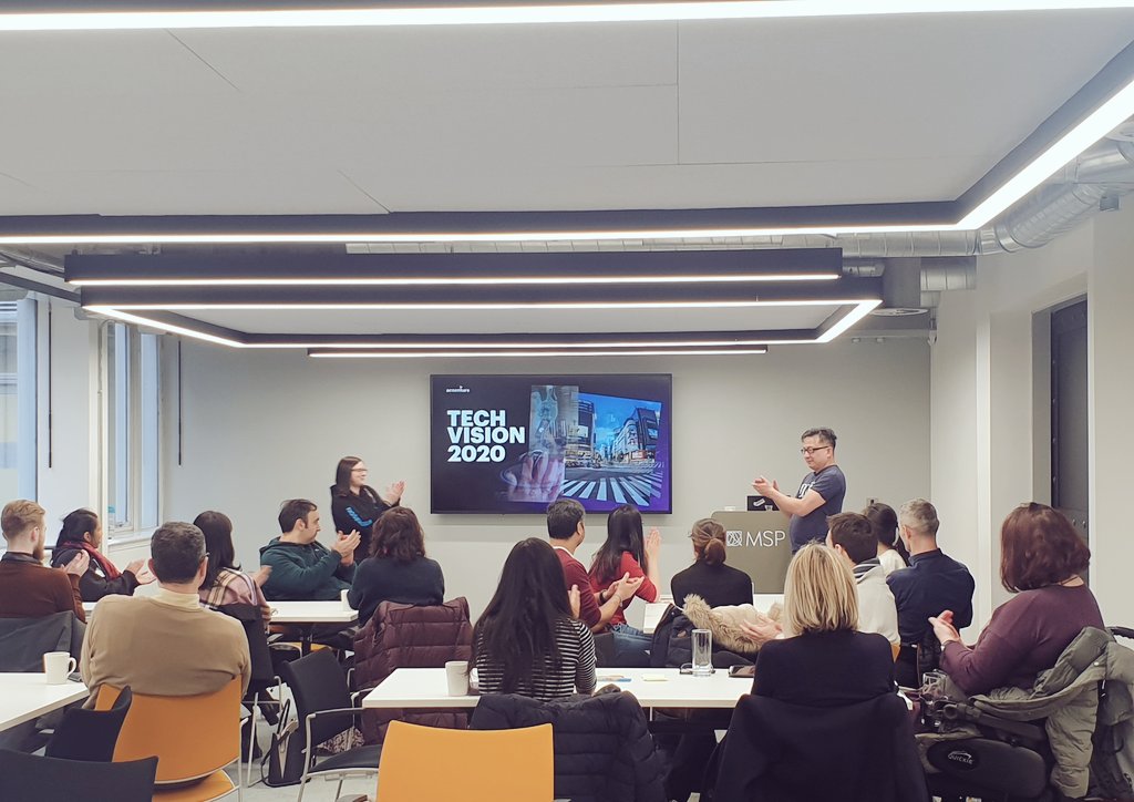 hayleydwhyte's tweet photo. Kicked off #tedxmanchester with a sold out workshop on #TechVision2020 and design thinking with @erinkinnee https://t.co/9eRmezv4uN