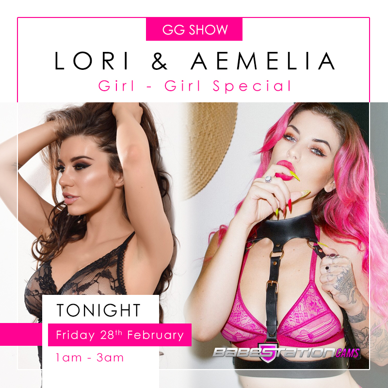 Two sexy babes + one cam = Unmissable naughty fun. Tonight Aemelia and Lori invite you to join in the fun. https://t.co/98Atu5Yn9m