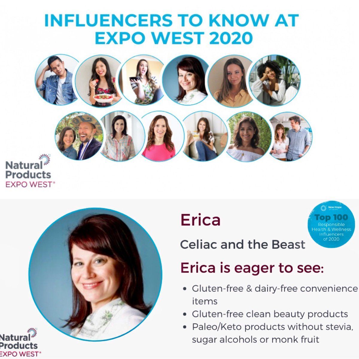 CeliacBeast's tweet photo. I WANT TO MEET ALL THE PRODUCTS, EAT ALL THE THINGS, SMELL ALL YOUR SKINCARE AND SLATHER IT ON MY FAAAAAAACE. #NewHopeBlogger #ExpoBlogger #ExpoWest #ExpoWest20 https://t.co/S7p0SQbHeb @newhopenetwork https://t.co/jvUEg1t0Jy