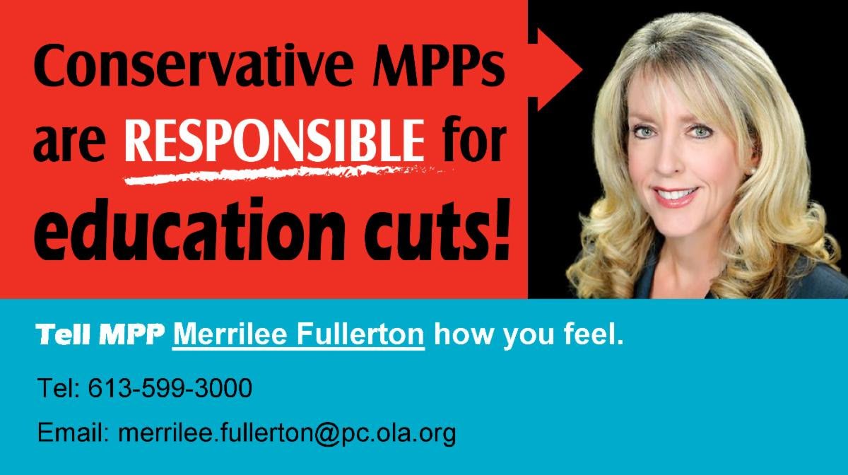 Quality education is important for all, not just those who can afford it. Please reverse the cuts! Do your research before making our system and children the guinea pigs #CutsHurtKids  #ETFOstrong #EnsemblePourAgir @ETFOeducators @OCETFO