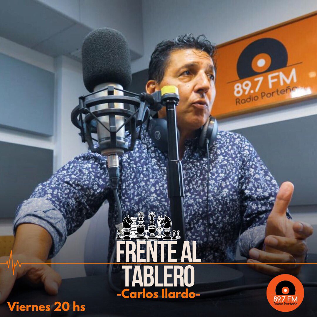 Desde las 20 hs nos ponemosFrente al tablero ♟. Ajedrez educativo, terapéutico y pedagógico. Todos los viernes desde las 20 hs con la conducción Carlos Ilardo junto a gran equipo. .