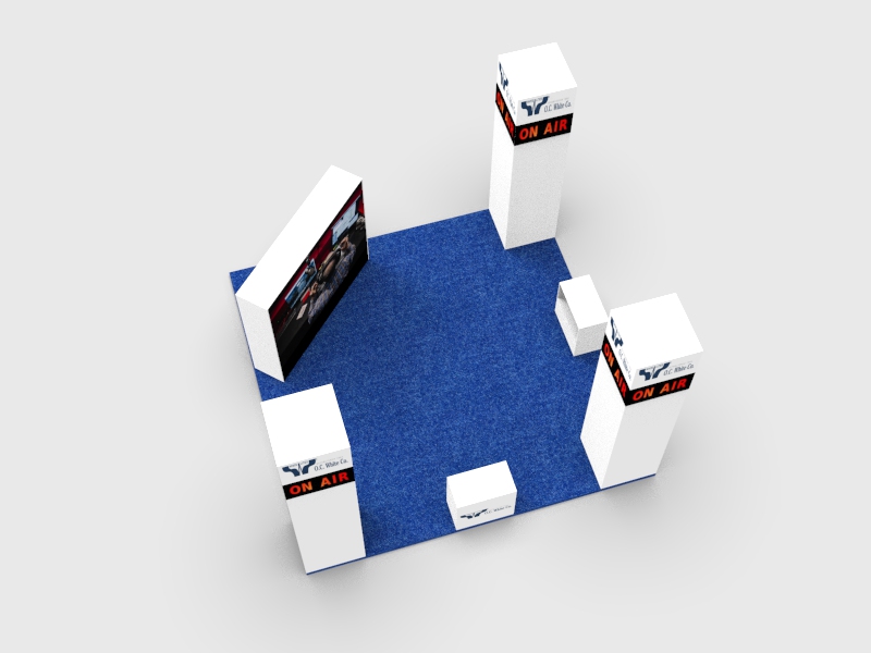 terryleefla's tweet photo. Video walls and light towers are grabbing attention on the show floor these days and you will not need rigging for this look.  You should be seen down each aisle. https://t.co/5JzY01GpDx