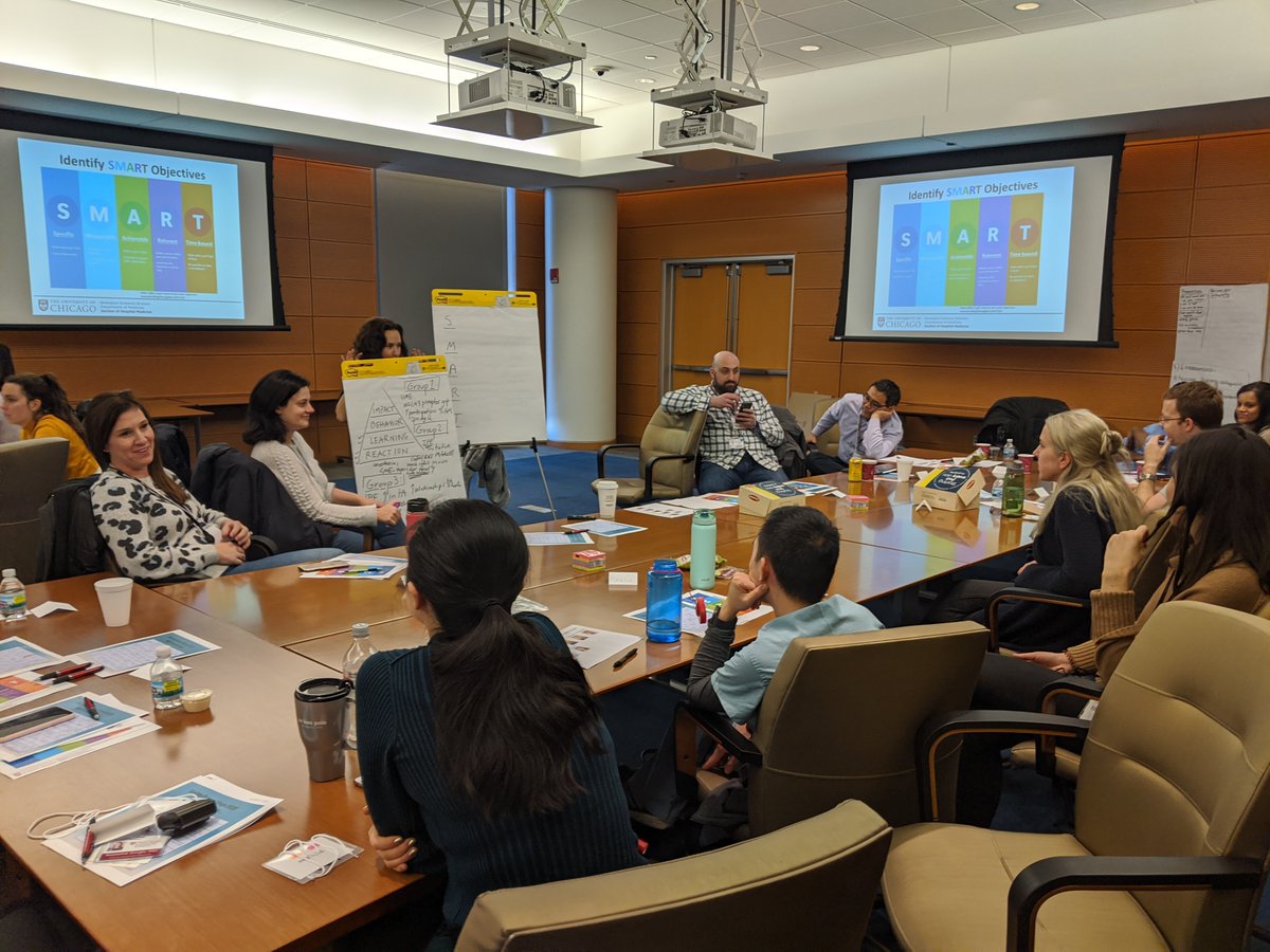 Last week, @UChicagoHospMed hosted our second annual Section retreat. The robust breakout sessions and input of our brilliant team are driving strategies around wellness, medical education, collaboration, and clinical excellence.