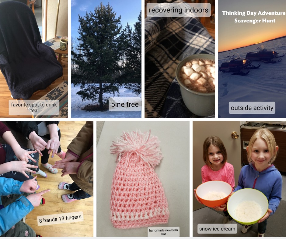 GGCNL's tweet photo. Thinking Day Adventure Scavenger Hunt pictures from team Prairie Wind from Tamarac Area, Alberta 💙 So glad to share this Guiding fun with our sisters in other provinces ☺️🇨🇦

#girlguidesofcanada #ggcnl #ThinkingDay2020 #guidingsisterhood @GGC_ANYCouncil https://t.co/W1Bku41P1U