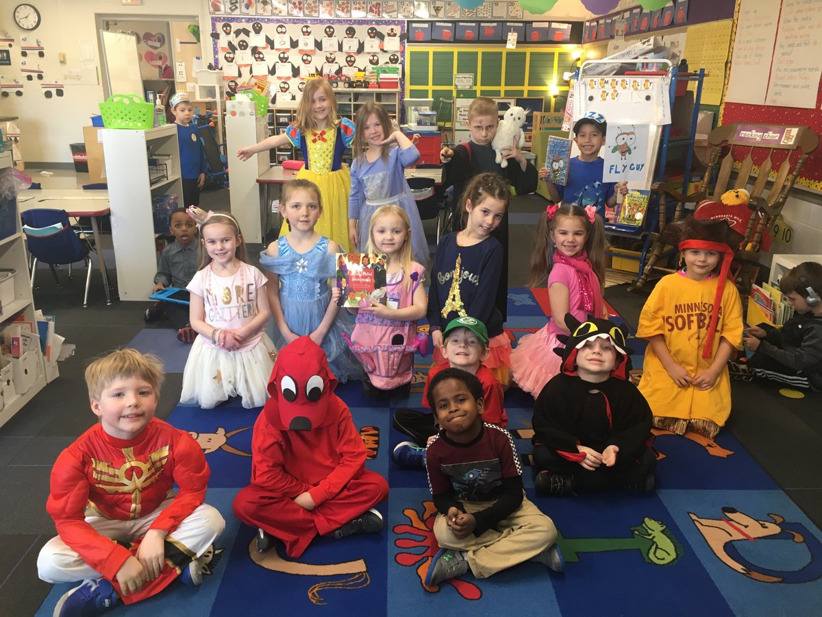 RidgeviewISD271's tweet photo. Ridgeview celebrated I Love to Read Month with a Read-A-Thon. This past week was Spirit Week. Here are some photos from Dress As Your Favorite Book Character Day. https://t.co/CeSZnxOjQF
