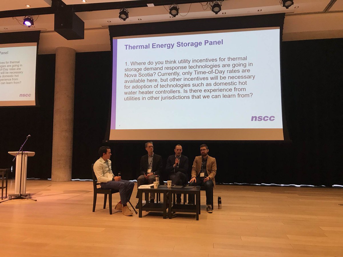 Neothermal_Inc's tweet photo. Louis on #NSCCEnergyDATA thermal energy storage panel today - always a pleasure @NSCCResearch! Lots of great info and projects happening to make a low carbon future a reality. ☀️⚡💡 https://t.co/D9cOybFJbY