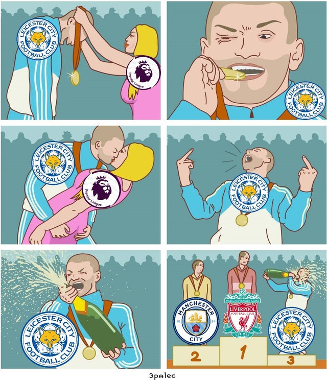 TheBlogMog's tweet image. Leicester are third and they're feeling good
