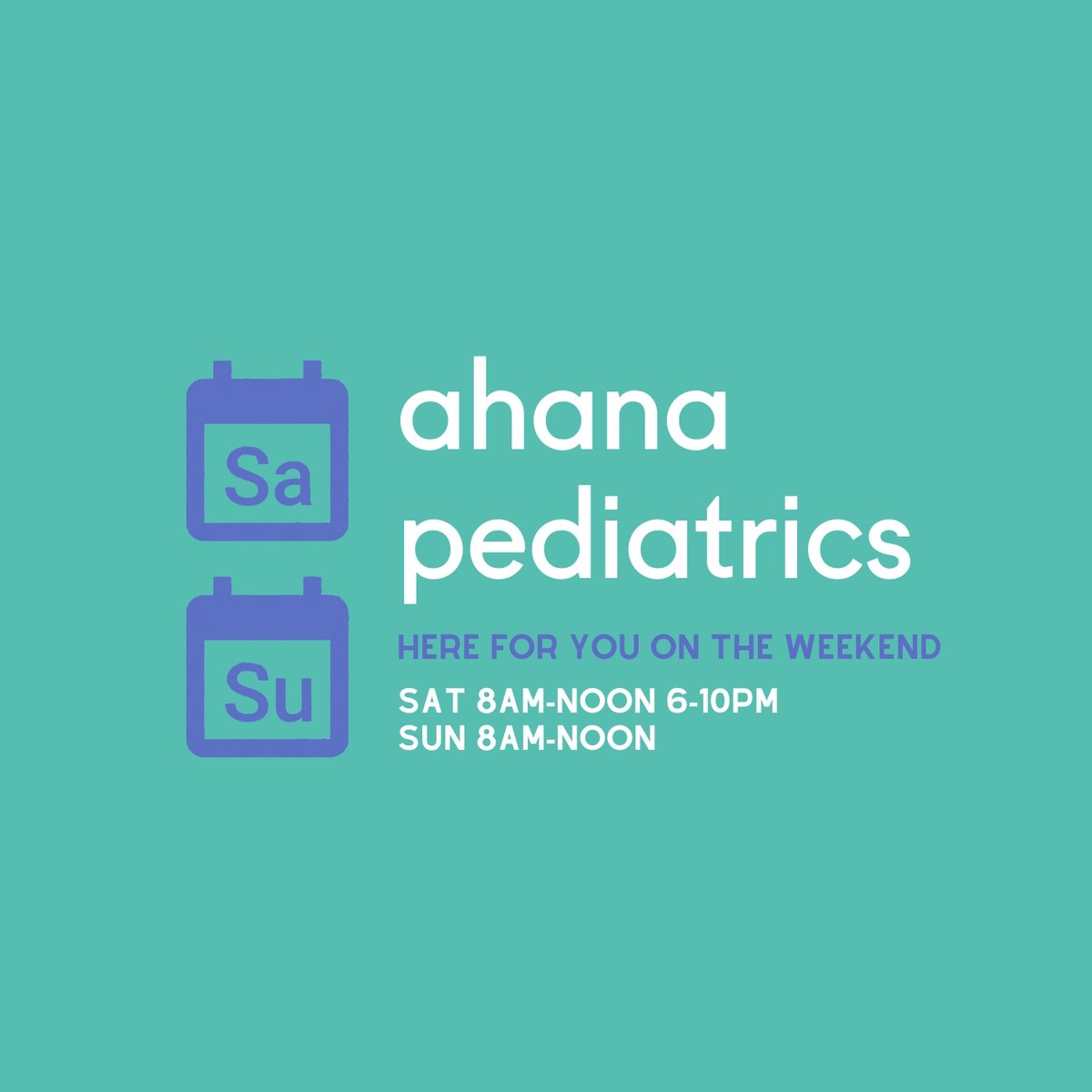 Need to connect with a trusted Montana pediatrician this weekend? Visit ahanapediatrics.com 👩‍⚕️👨‍⚕️