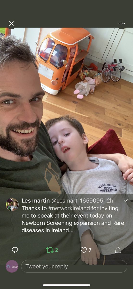 Network_Ireland's tweet photo. Best Selfie Prize goes to Les Martin 👏 @Lesmart11659095 Thank you Les you touched our hearts ♥️ @rarediseaseday #NetworkIreland #PowerWithin #IWD2020 #backedbyAIB https://t.co/DcJhy3D7uL