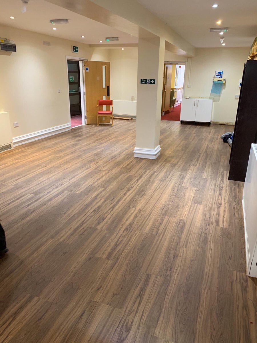 Complete ⁦⁦<a href="/FBallUK/">F. Ball and Co. Ltd.</a>⁩ system by Forbes Flooring Contractors, Scarborough at a residential home. SG 1200 Pro throughout with F40 and F3 for ⁦<a href="/CarpetsJhs/">JHS Carpets</a>⁩ Garda Plus and F46 for ⁦<a href="/InterfaceInc/">Interface</a>⁩ lvt 👏🏽👏🏽