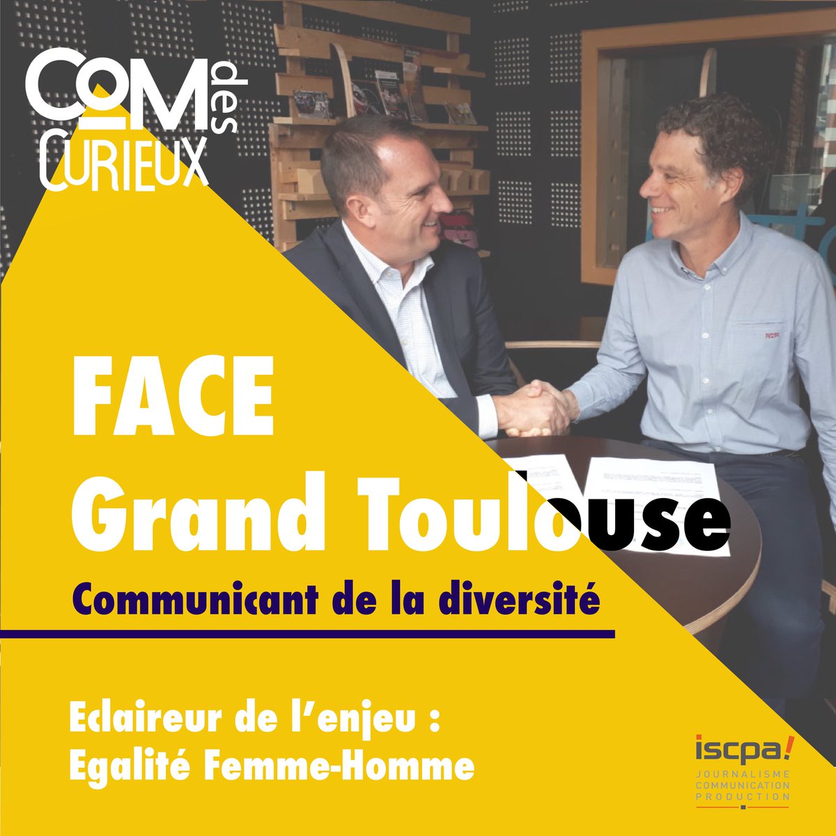 ComCurieux's tweet photo. 🎤 INTERVENANT
Sur notre #event, avec @FACEToulouse nous découvrirons des #clés de #communication en faveur de l’#égalitéFH.
La promesse 👉 Permettre de mettre en oeuvre une responsabilité sociétale en luttant contre la discrimination.
17 Mars rejoignez nous : #comdescurieux2020 https://t.co/0zgGdMXqtv