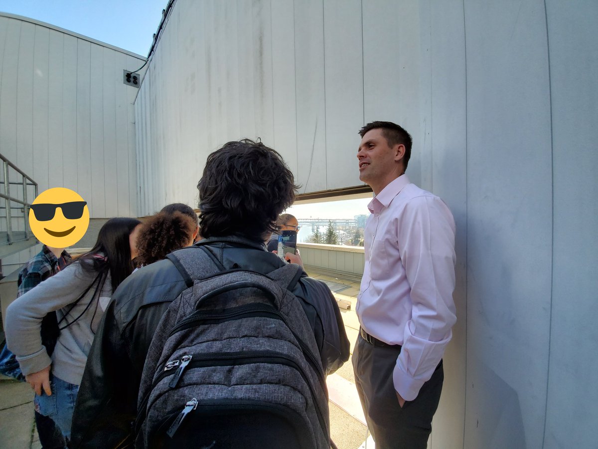 Thanks for the great tour <a href="/portlandgeneral/">Portland General</a>. Our students were encouraged to know that paid internships exist to prepare them for good paying jobs. #GoHornets #MESA