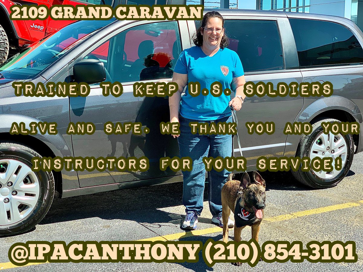 IPACANTHONY's tweet photo. We found a way to get more service dogs to their trainings and appointments in less trips by getting into a vehicle with more space.

I was able to hear stories about these dogs and what they do for our country and I’m extremely happy to contribute to the bigger picture! https://t.co/4BZNUM7rgT