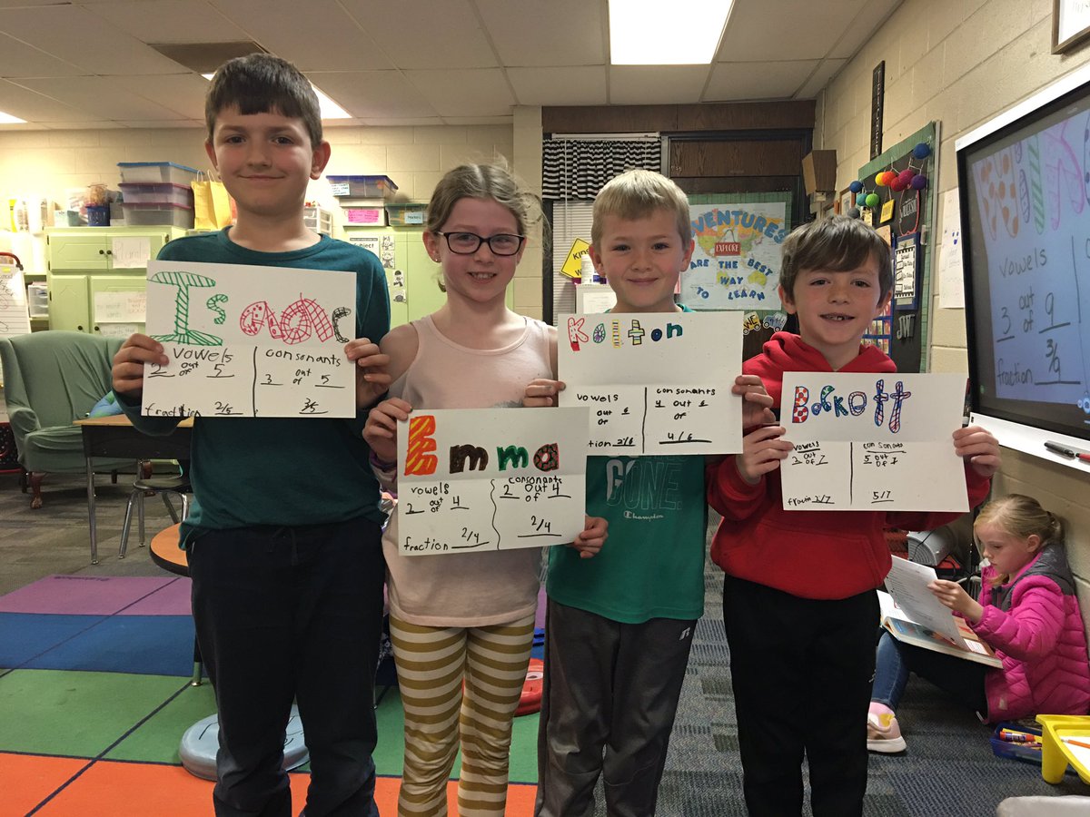 MrsWilkerson2's tweet photo. Creating fractions using our names!!!😍 https://t.co/4Gxz1Qqbzb