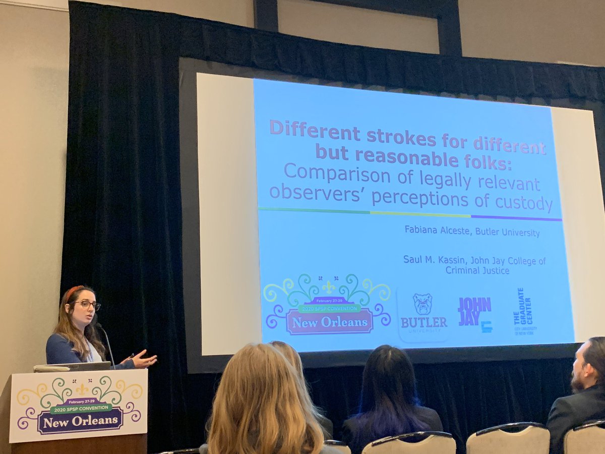 jessicasalerno5's tweet image. Psych and law researchers discussing social psychological processes of interrogations at #SPSP2020 @f_alceste @_kristynjones