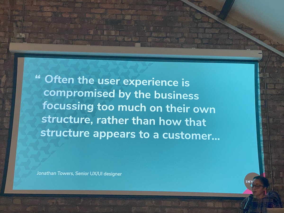 KateEmilyKerr's tweet photo. Had a great night our Feb @LadiesthatUXLPL meet up this week. Thank you to @inviqa @Giles_Airey @DariaLanz @jhminto and @netlenochka for the brilliantly insightful talks. My favourite quote of the night goes to... 🙌🏻👏🏻

#ladiesthatuxlpl #UX #UXMeetUp https://t.co/I53fvJPCIl