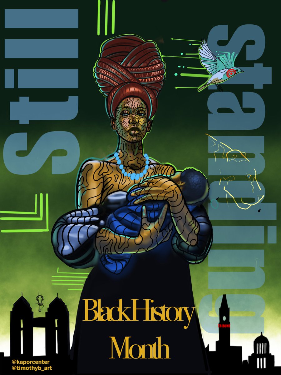 KaporCenter's tweet image. (3/4) We commissioned #Oakland artist, TimothyBArt (@Tim9lanets) to create a digital graphic saluting Black women in Oakland, our home. In our &quot;#WOCinComputing Report&apos;, fewer than 1% of Silicon Valley workforce and leadership roles are held by Black women.&quot; #tech #art
