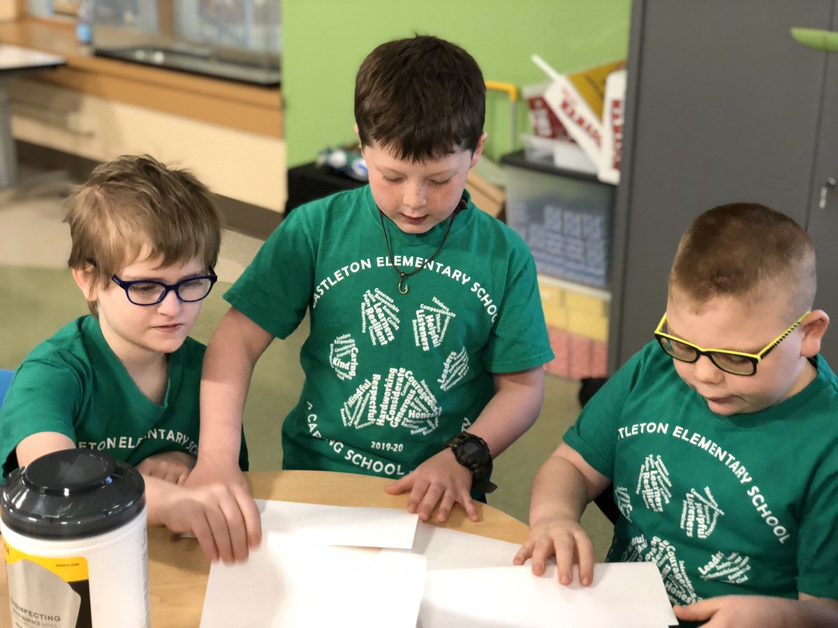 MrsSilva3grade's tweet photo. Paper plane challenge in the learning lab for third grade-our class winner hit 13 feet! @CastletonES @SchodackCSD @Castleton_ILL https://t.co/GA7f8vRZF7