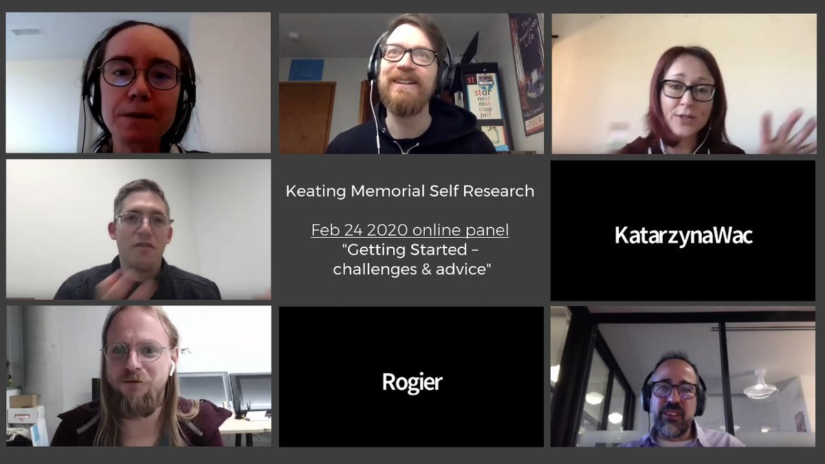 New video! 📹 A "panel of ourselves" about challenges &amp; tips when getting started with self research.

Watch here (plus links to join the group, next panel is Mar 10th!): blog.openhumans.org/2020/02/28/sel…