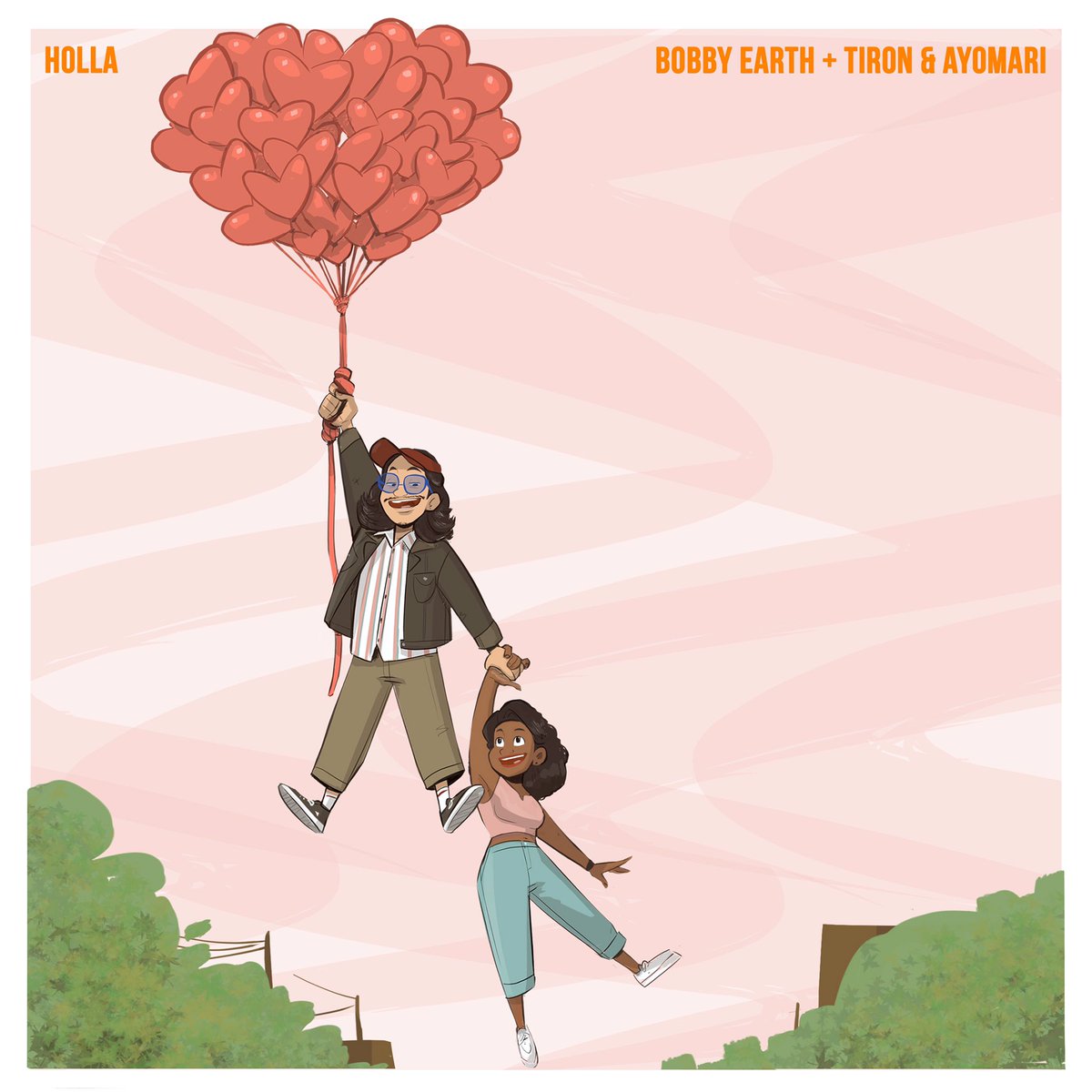 GORONN1E's tweet photo. been waiting to show yโall this.... @thebobbyearth is dropping โHollaโ featuring TiRon & Ayomari (@ayomari) next Friday!!! // produced by me & nozomi yamaguchi ๐๐โค๏ธ #NewMusicFriday #milkywayv #thecafeterialine https://t.co/3H4Y8M5blv