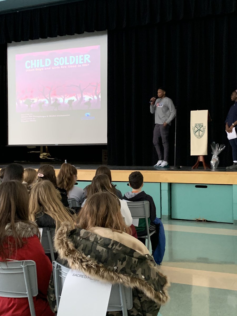 LesleySalvatore's tweet image. Inspirational story from @michelchikwan for students @StPiusXOCSB this afternoon. What a role model for overcoming obstacles and fears. #travel #createpartnerships #bravery