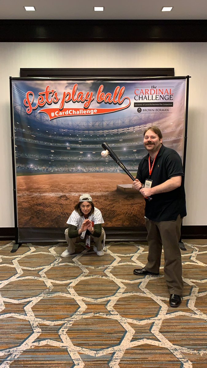 UofLBiz's tweet image. #cardchallenge  play ball!