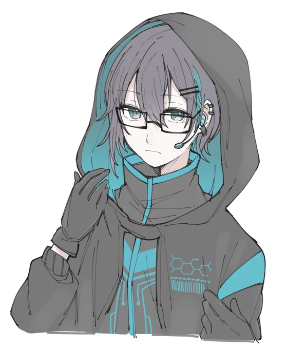 リプ来たライバーさんを描く③黛 