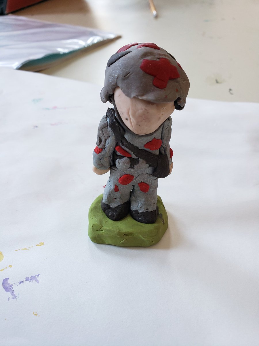 artBWHS's tweet photo. Some very exciting miniature sculptures happening in 5th grade! #sewing #polymerclay @BWISOH  #bwls2020 #foodhasfeelingstoo https://t.co/CoBHklPxfS