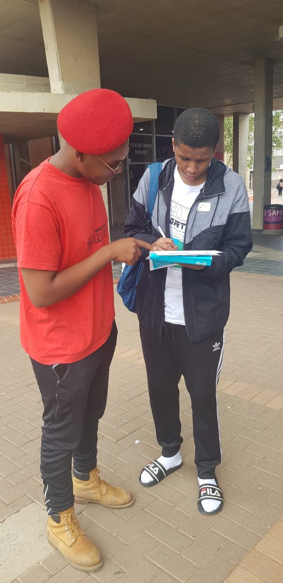 TebogoSako's tweet photo. Its very difficult not to be an EFFSC member after an encounter with me. Persuasion is vital. #LearnPersuadeAndConscientize https://t.co/potmQs67dq