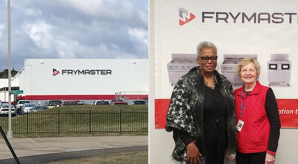 gpfoodservice's tweet image. Gary and Joe’s MFG partner tour continues. On Wednesday Gary met with Evelyn Sutton to discuss ways to strengthen our partnership with #Frymaster. Thanks to Evelyn and Siobhan (pictured) and Sabrina for their hospitality, what FANTASTIC donuts! And to Corey for the great tour!