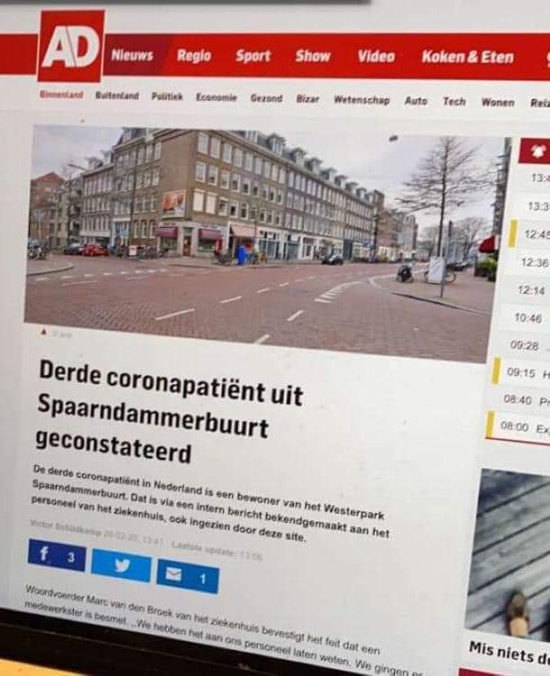 occupyadam's tweet image. #spaarndammerbuurt Amsterdam #coronavirusNederland