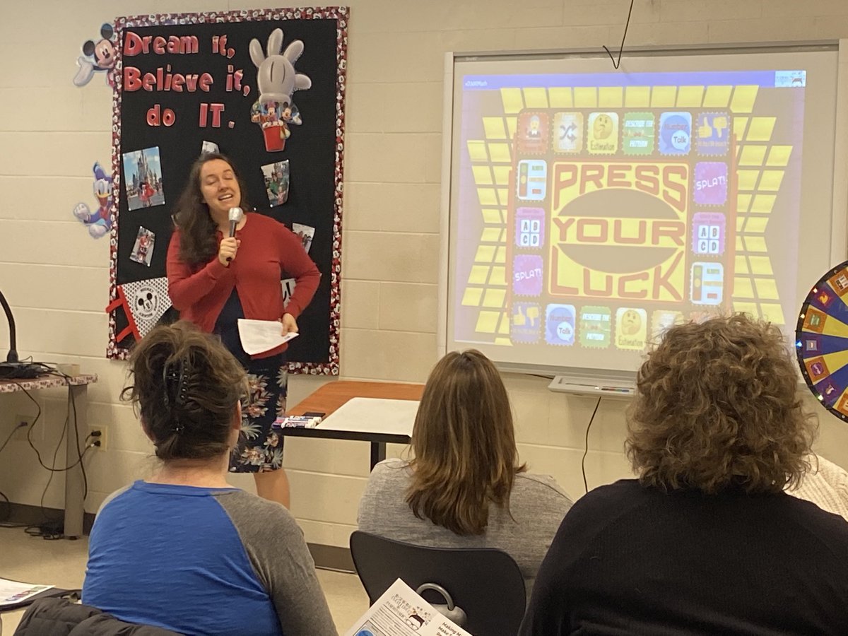 Learning about math daily routines game show style today.  #d300math  #ed2ed