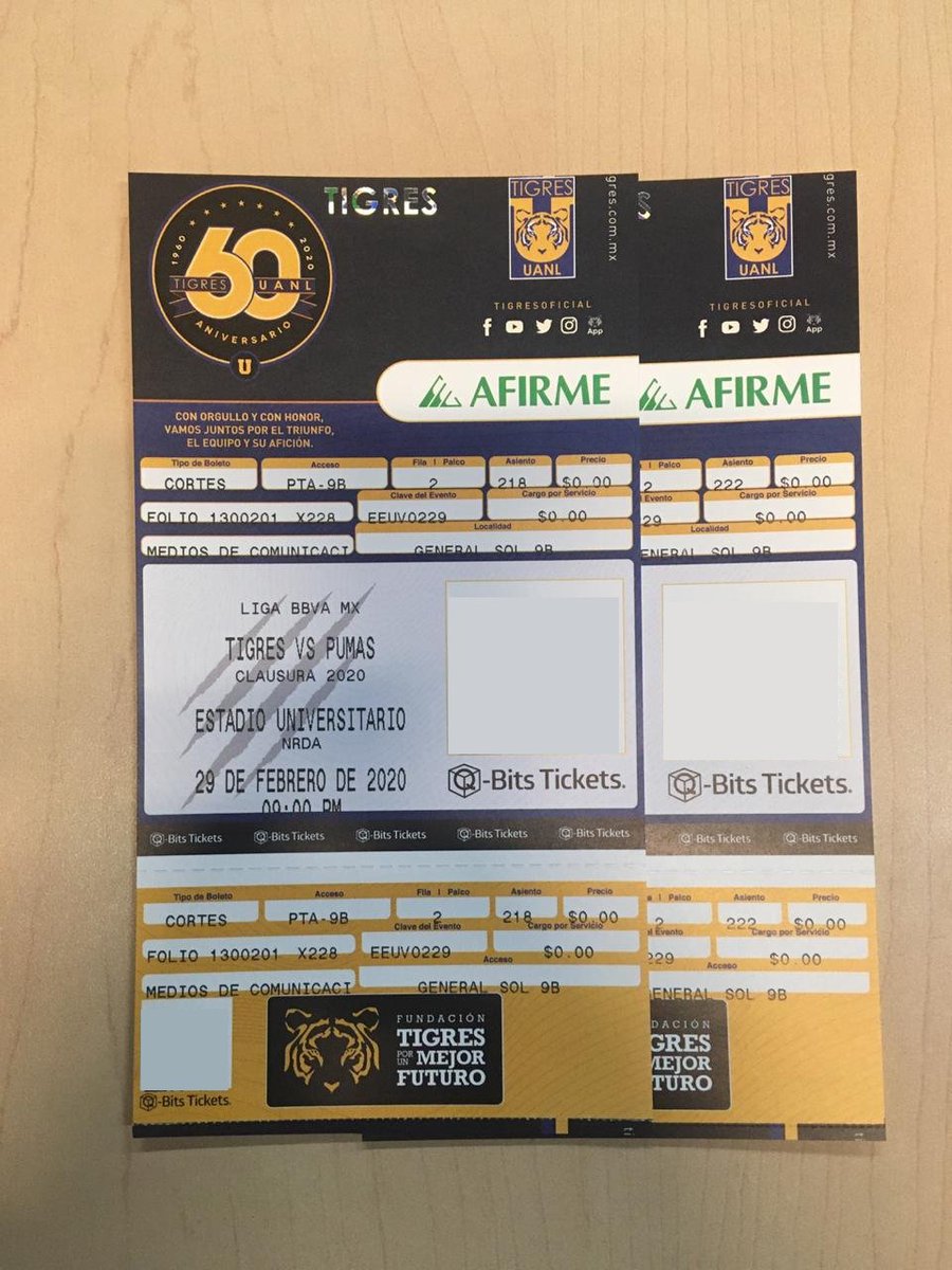 mmdeportesmx's tweet photo. Tenemos un pase doble 🎟 para el juego entre @TigresOficial 🐅 y @PumasMX 🐆

BASES 📝

🔹 Síguenos en Twitter
🔹 Da RT y Like
🔹 Responde este tweet con tu nombre completo y el #TigresPorRG
🔹 El ganador será escogido al azar mañana antes de las 12:00 pm https://t.co/xPOyt7KqjO