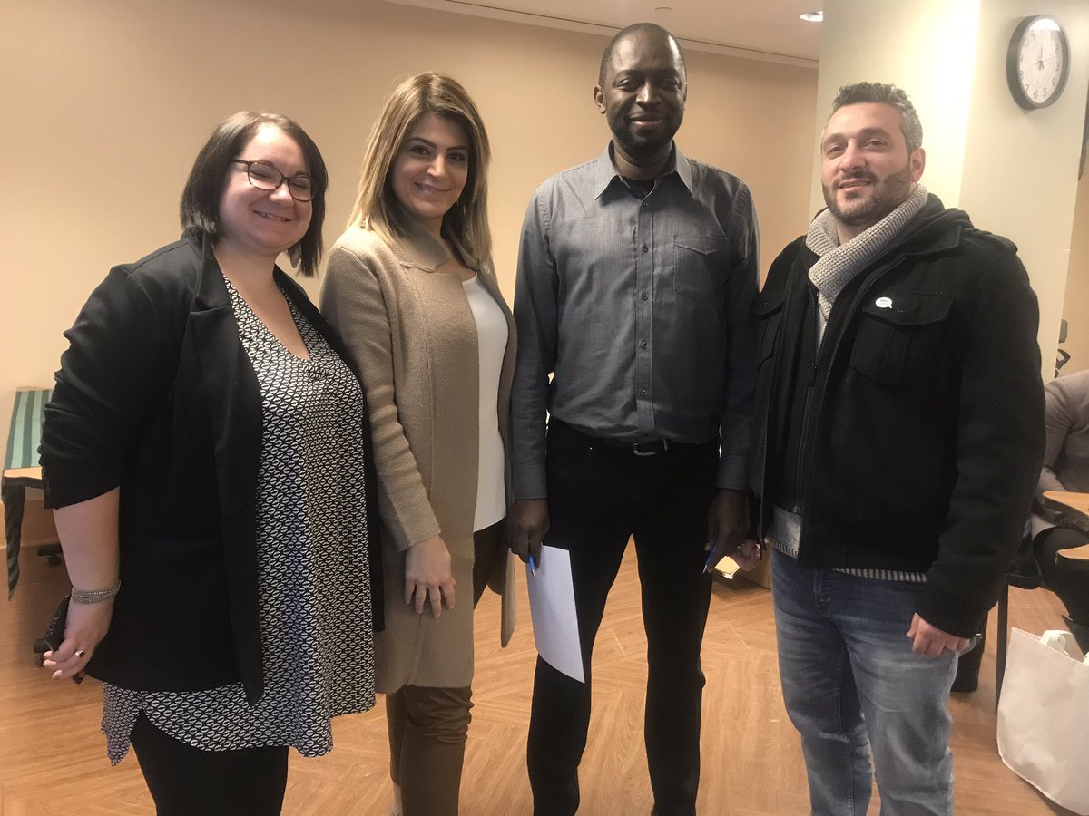YasmineJoheir's tweet photo. @csviamonde au lancement de communauté de pratique des professionnels de la santé #entité1 @CCFWEK @ClifWeck #windsor #onfr https://t.co/YmPizM56ck