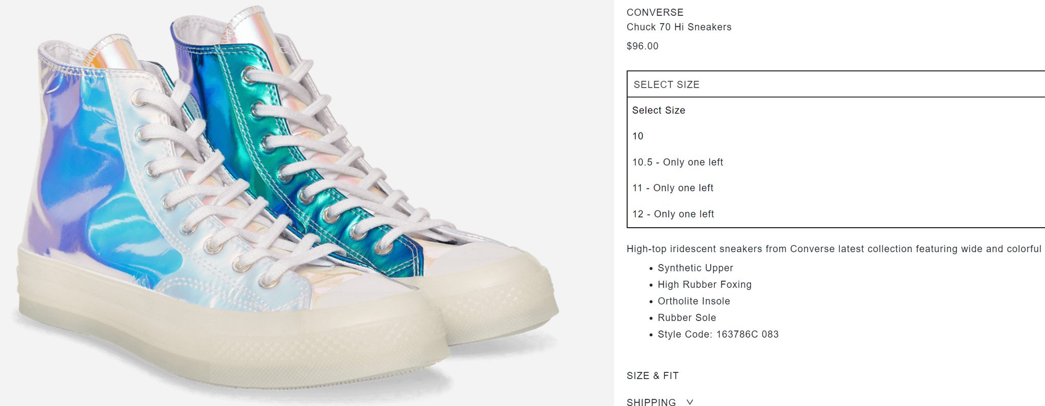 converse chuck 70 jewel high