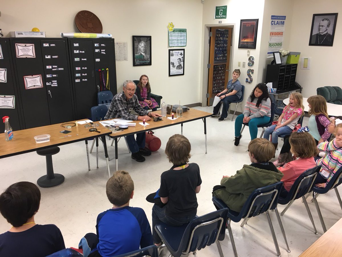 TVTigerTime's tweet photo. Air pressure makes an engine go. Light waves and sound waves surround us. And...a milk jug with the right solution inside makes a great rocket when you add a spark. Science is spectacular! #tvtigers2020 @drlanaluttrell https://t.co/gsQ5frVDeu