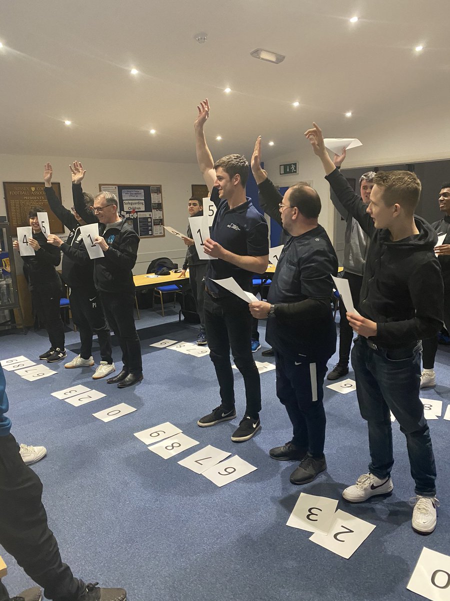 SussexRAFAYouth's tweet photo. Ice breakers well underway here for our practical development event! #ManagingTheGame https://t.co/pWz6fhbah4