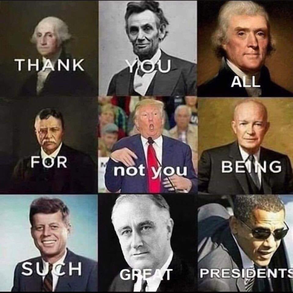 MarkHamill's tweet photo. Can you guess which one of these is not like the others?
#EmbarrassmentInChief https://t.co/ISQsS5Hbxi