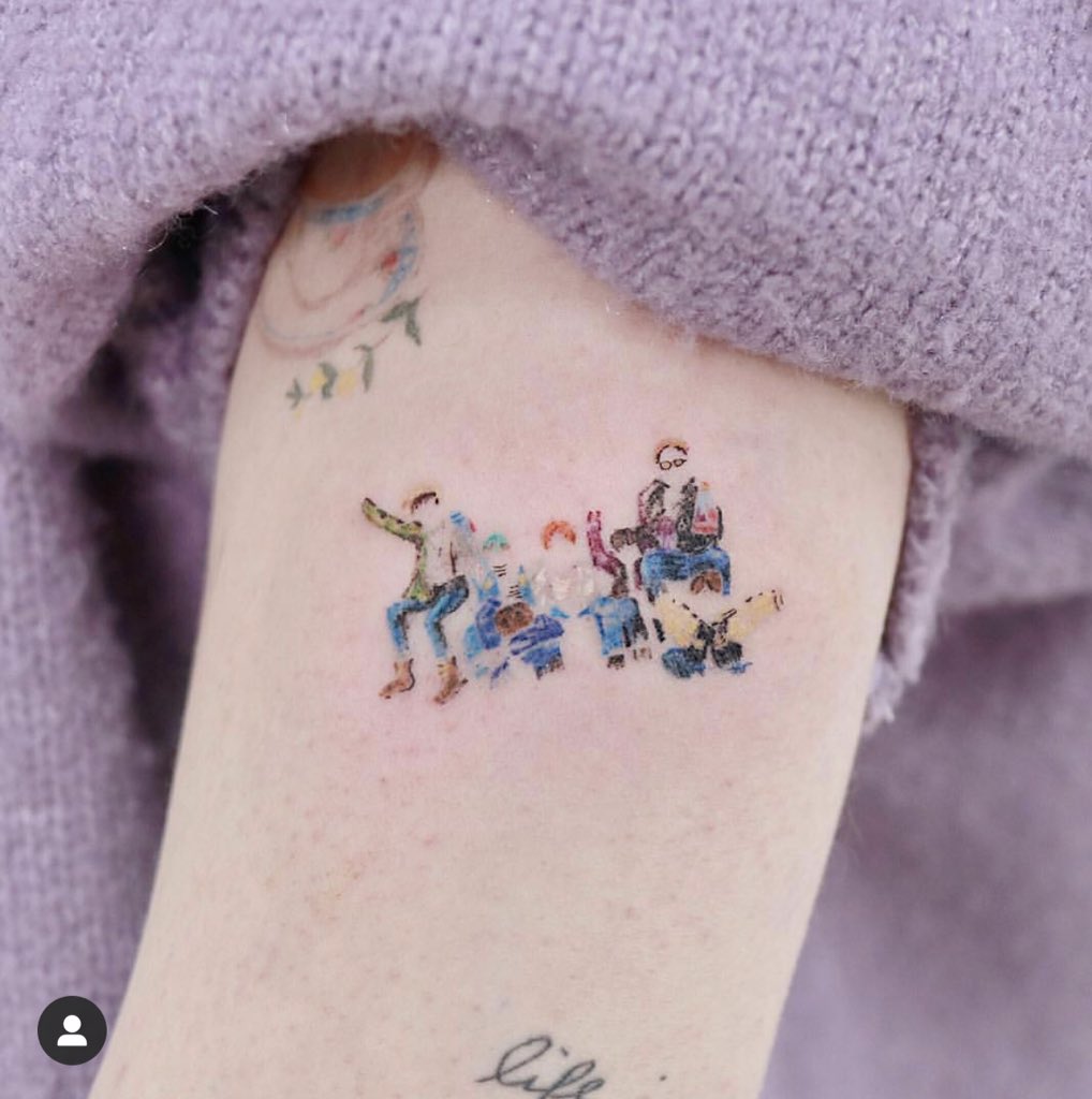 Tattoos inspired by BTS on Twitter Very nice   Twitter