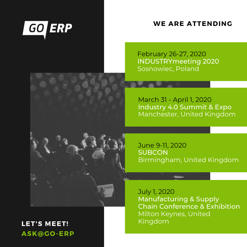 GO_ERP's tweet photo. Are you going to be at the same exhibitions as we will? Drop us an email and let's arrange the meeting!  ☕️  

Let's talk about Microsoft Dynamics 365 Business applications, and how it can benefit your business! 📊

Contact us: ask@go-erp.eu https://t.co/Q3rXeTkApH